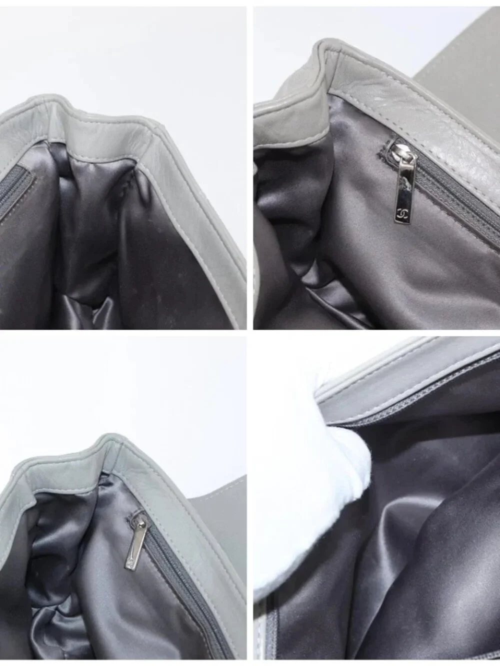 CHANEL brand	chanel color	gray